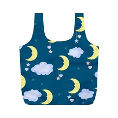 Moon Full Print Recycle Bag (m) by nateshop