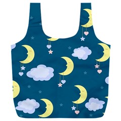 Moon Full Print Recycle Bag (xxl) by nateshop