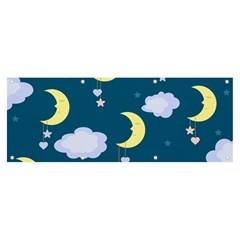 Moon Banner And Sign 8  X 3 