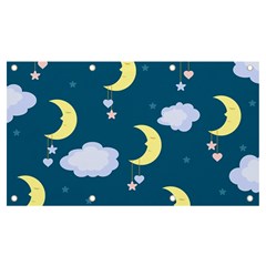 Moon Banner And Sign 7  X 4 