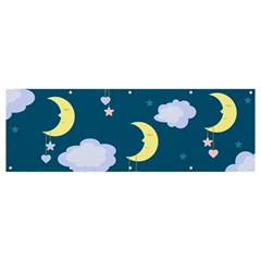 Moon Banner And Sign 12  X 4 