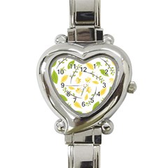 Nature Heart Italian Charm Watch by nateshop