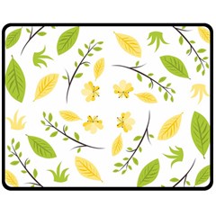 Nature Double Sided Fleece Blanket (medium)  by nateshop