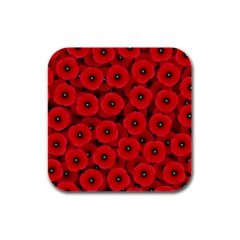 Opium Rubber Square Coaster (4 Pack) by nateshop