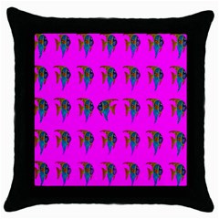 Opposite-way Throw Pillow Case (black) by nateshop