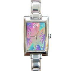 Palm-trees Rectangle Italian Charm Watch