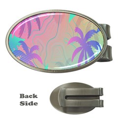 Palm-trees Money Clips (oval)  by nateshop