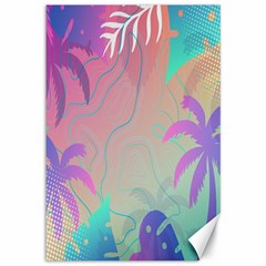 Palm-trees Canvas 12  X 18  by nateshop