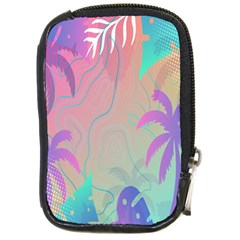 Palm-trees Compact Camera Leather Case by nateshop