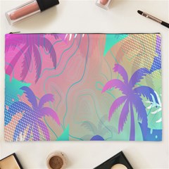 Palm-trees Cosmetic Bag (xxl) by nateshop