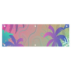 Palm-trees Banner And Sign 6  X 2  by nateshop