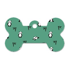 Pandas Dog Tag Bone (one Side) by nateshop