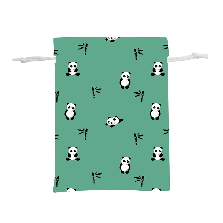 Pandas Lightweight Drawstring Pouch (L)