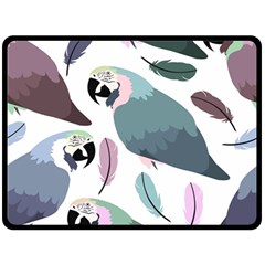 Parrot Double Sided Fleece Blanket (large)  by nateshop