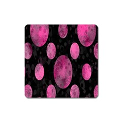 Pattern Circles Square Magnet