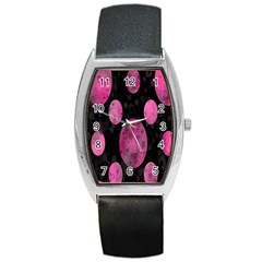 Pattern Circles Barrel Style Metal Watch by nateshop