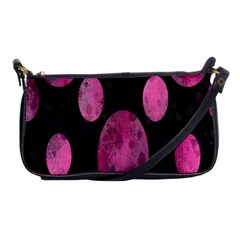 Pattern Circles Shoulder Clutch Bag by nateshop