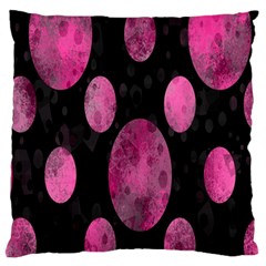 Pattern Circles Large Flano Cushion Case (two Sides) by nateshop