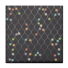 Pattern Flower Tile Coaster by nateshop