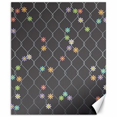 Pattern Flower Canvas 8  X 10  by nateshop