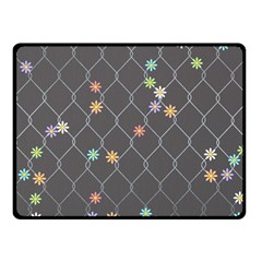 Pattern Flower Fleece Blanket (small) by nateshop