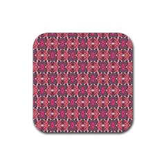 Pattern Motif Rubber Coaster (square) by nateshop