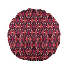 Pattern Motif Standard 15  Premium Flano Round Cushions by nateshop