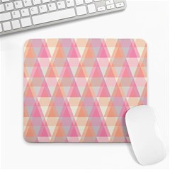 Pattern Triangle Pink Large Mousepads by nateshop