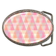 Pattern Triangle Pink Belt Buckles by nateshop