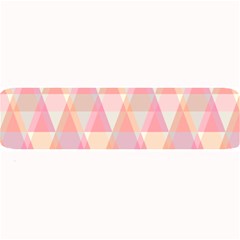 Pattern Triangle Pink Large Bar Mats by nateshop