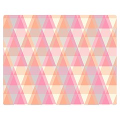 Pattern Triangle Pink Double Sided Flano Blanket (medium)  by nateshop