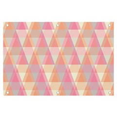 Pattern Triangle Pink Banner And Sign 6  X 4 