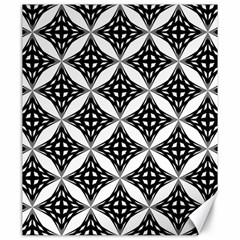 Pattern-black Canvas 20  X 24  by nateshop