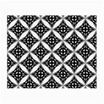 Pattern-black Small Glasses Cloth Front