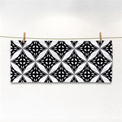 Pattern-black Hand Towel by nateshop