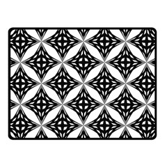 Pattern-black Fleece Blanket (small) by nateshop