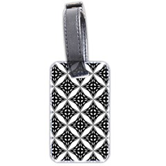 Pattern-black Luggage Tag (two Sides) by nateshop