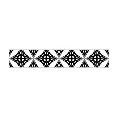 Pattern-black Flano Scarf (mini) by nateshop