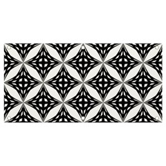 Pattern-black Banner And Sign 4  X 2 