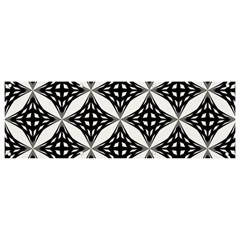 Pattern-black Banner And Sign 9  X 3 