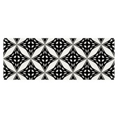 Pattern-black Banner And Sign 8  X 3 