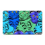 Pattern-cat Magnet (Rectangular) Front