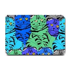 Pattern-cat Small Doormat  by nateshop