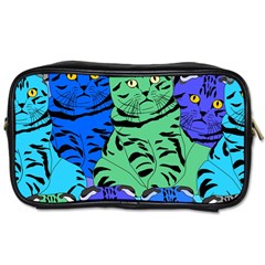 Pattern-cat Toiletries Bag (one Side) by nateshop