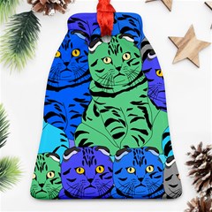 Pattern-cat Bell Ornament (two Sides) by nateshop