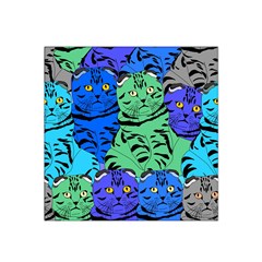 Pattern-cat Satin Bandana Scarf 22  X 22  by nateshop