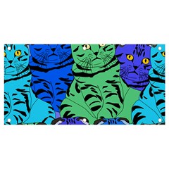 Pattern-cat Banner And Sign 4  X 2 