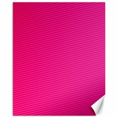 Pattern-pink Canvas 11  X 14  by nateshop