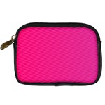 Pattern-pink Digital Camera Leather Case Front