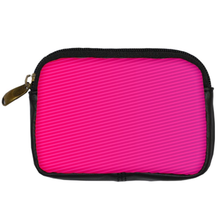 Pattern-pink Digital Camera Leather Case